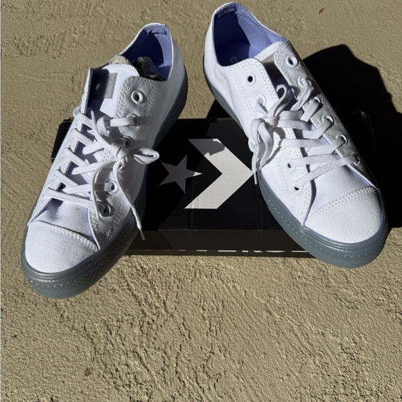 NIB Converse ALL STAR‎ White translucent gray sole - ice -TWILIGHT PULSE NEW 9.5 - Picture 8 of 13
